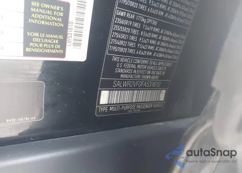 2015 Land Rover Range Rover Sport 3.0L V6 Supercharged Hse from USA, damaged, VIN SALWR2VF0FA531610